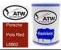 Preview: Porsche, Polo Red, L6802: 500ml Lackdose, von ATW Autoteile West.